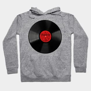 Charlotte Gift Retro Musical Art Vintage Vinyl Record Design Hoodie